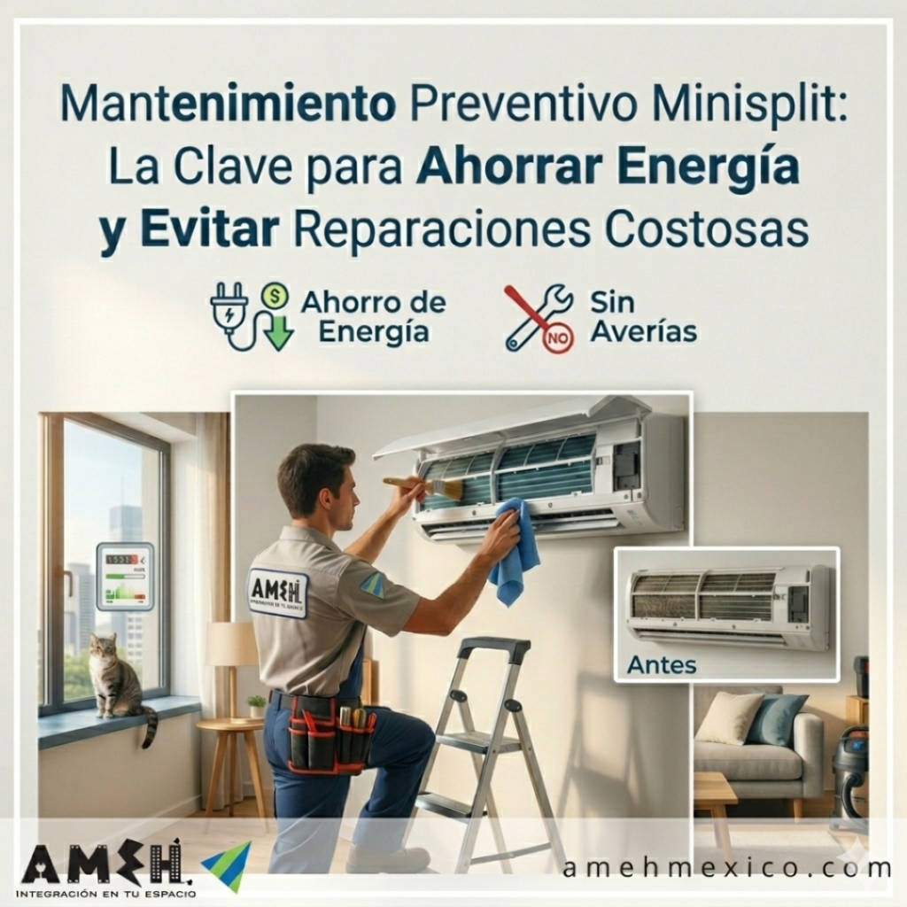 Mantenimiento Preventivo Minisplit: La Clave para Ahorrar Energía y Evitar Reparaciones Costosas